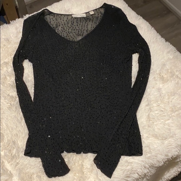 Long sleeved sequin top - Picture 3 of 4